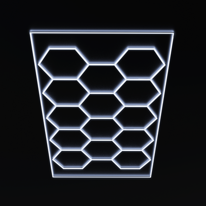 Hexagon LED Lighting 15’ x 8’ (Non-Dimmable)